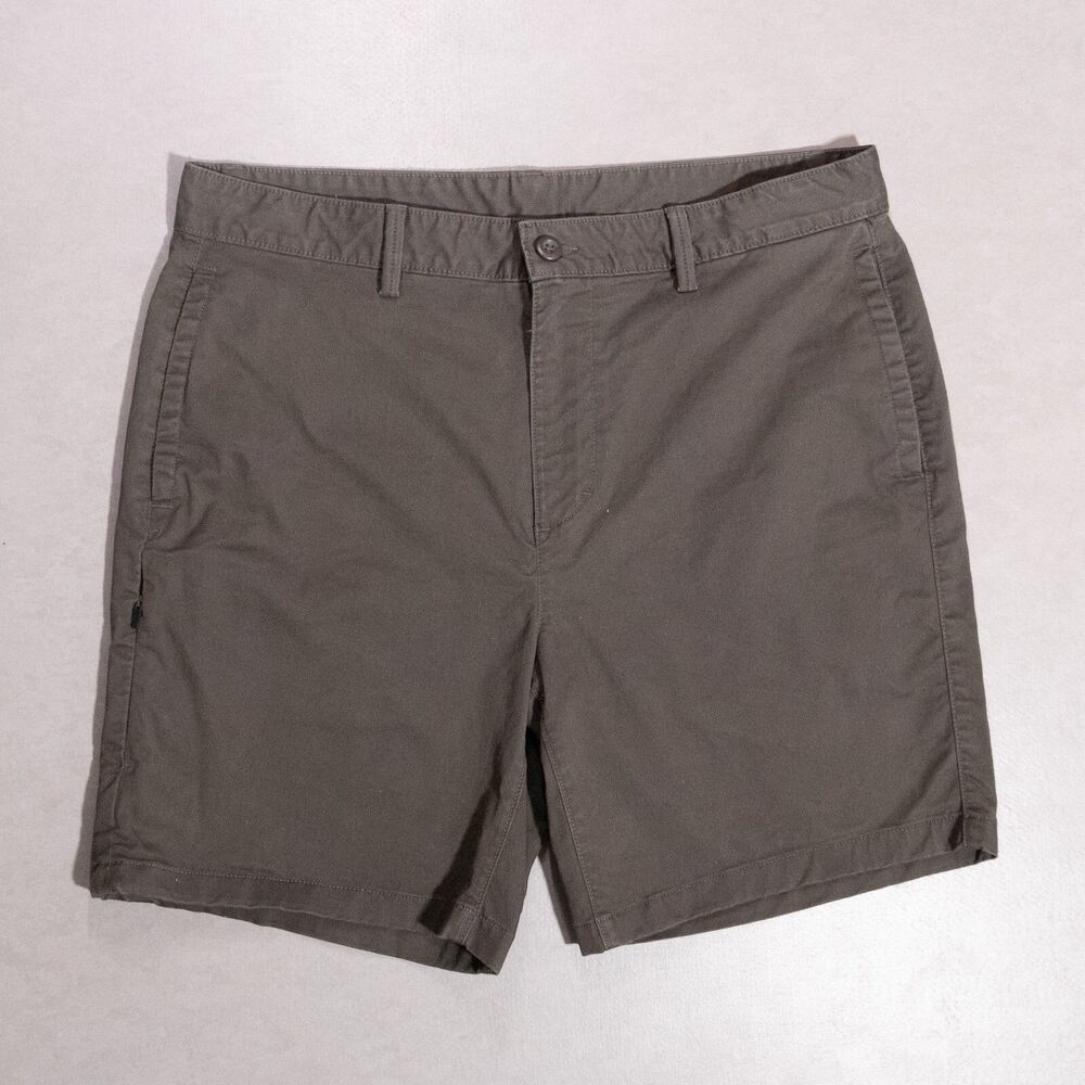 prAna Westover Shorts Green 8" Inseam Hiking Outdoor Casual Shorts Men's 35